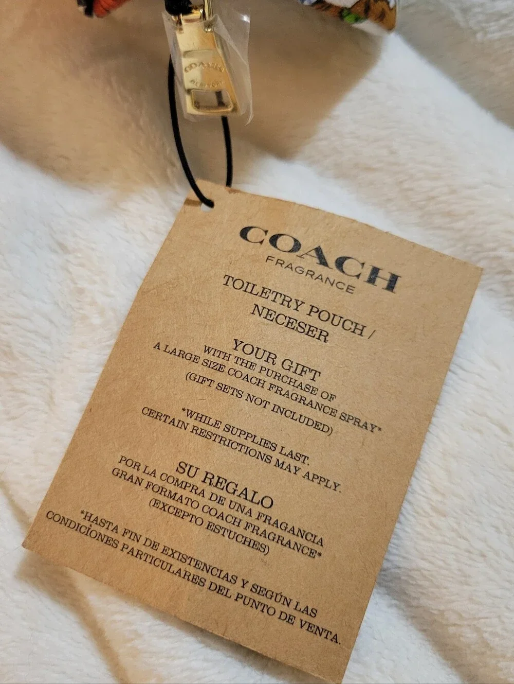 Coach Floral Canvas Pouch